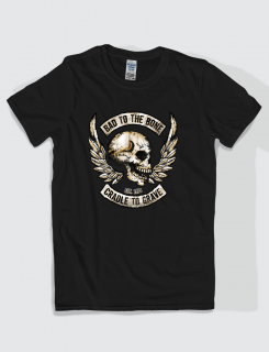 Μπλουζάκι με στάμπα Bad to the bone
