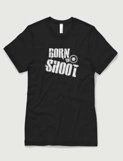 Μπλουζάκι με στάμπα Born to shoot