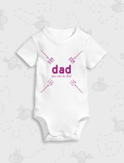 Παιδικό φορμάκι με στάμπα Dad you can do this