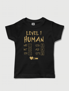 Μπλουζάκι με τύπωμα Level one human