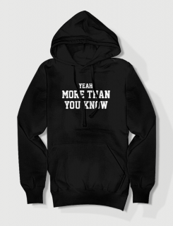 Hoodied φούτερ με στάμπα More than you know