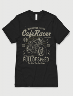 Μπλουζάκι με στάμπα Cafe Racer
