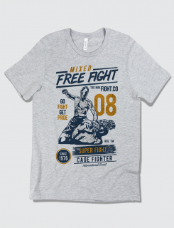 Μπλουζάκι με τύπωμα Mixed Free Fight