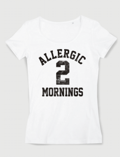 Μπλουζάκι με στάμπα Allergic 2 Mornings Μπλουζάκι με στάμπα Allergic 2 Mornings