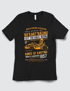 Μπλουζάκι με τύπωμα Go Kart Racing
