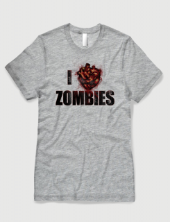 Μπλουζάκι με στάμπα Ι love zombies Μπλουζάκι με στάμπα Ι love zombies