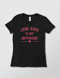Μπλουζάκι με τύπωμα Jung Kook is my boyfriend