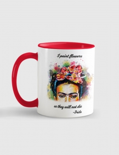 Κούπα κεραμική με εκτύπωση Frida Flowers