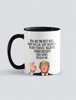 Κούπα κεραμική με τύπωμα You are the best boss 