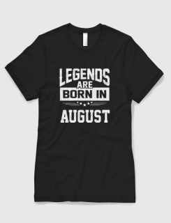 Μπλουζάκι με στάμπα Queens are born in August