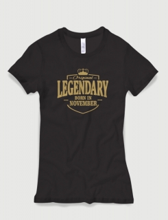 Original Legendary - Born November Μπλουζάκι με στάμπα Original Legendary - Born November