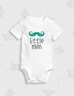 Παιδικό φορμάκι με στάμπα Little man