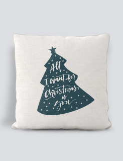 Μαξιλάρι με τύπωμα All i want for Christmas