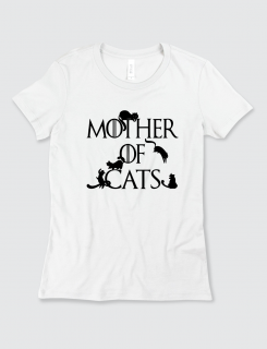 Μπλουζάκι με τύπωμα Mother of Cats