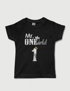 Μπλουζάκι με στάμπα Mr.Onederful Μπλουζάκι με στάμπα Mr.Onederful