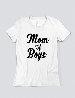 Μπλουζάκι με τύπωμα Mom of boys