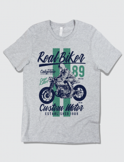 Μπλουζάκι με τύπωμα Real Biker