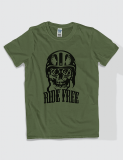 Μπλουζάκι με στάμπα Ride free