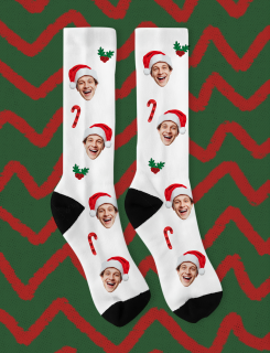 Κάλτσες με τύπωμα Ho Ho Face!