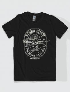 Μπλουζάκι με στάμπα Scuba Diver