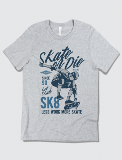 Μπλουζάκι με τύπωμα Skate or Die