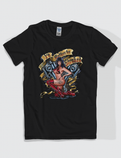 Μπλουζάκι με τύπωμα I'd rather be stroked