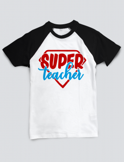 Μπλουζάκι με τύπωμα Super Teacher