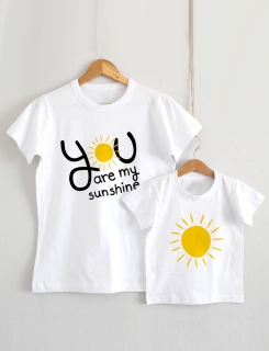 Μπλουζάκια με τύπωμα Family Sunshine