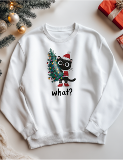 What? Cat unisex φουτερ