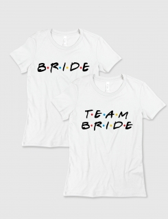 Μπλουζάκι με τύπωμα Bride-Team bride