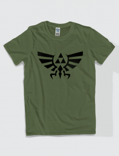 Μπλουζάκι με στάμπα Triforce - Zelda