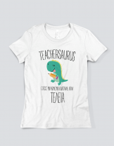 Μπλουζάκι με τύπωμα Teachersaurus
