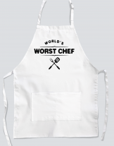 Ποδιά με στάμπα World's worst chef