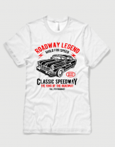 Μπλουζάκι με στάμπα Roadway Legend