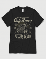 Μπλουζάκι με στάμπα Cafe Racer