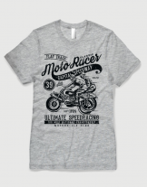 Μπλουζάκι με στάμπα Moto Racer