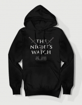 Hoodied φούτερ με στάμπα The night's watch