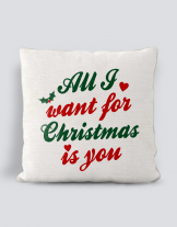 Μαξιλάρι με τύπωμα All i want for Christmas
