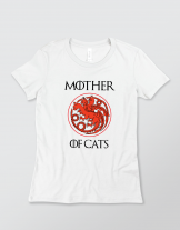 Μπλουζάκι με τύπωμα Mother of Cats