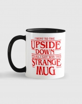 Κούπα κεραμική με στάμπα I went to the upside down