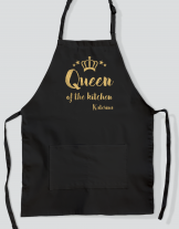 Ποδιά Μαγειρικής με τύπωμα Queen of the kitchen