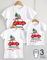 Μπλουζάκια με τύπωμα Family Christmas