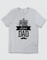 Μπλουζάκι με τύπωμα 100% Pure Super Dad