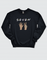 Φουτεράκι με τύπωμα Seven