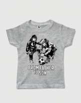 Μπλουζάκι με στάμπα From father to son 4