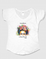 Μπλουζάκι με τύπωμα Frida Flowers
