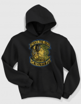 Hoodied φούτερ με στάμπα Smoke the best