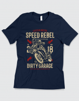 Μπλουζάκι με τύπωμα Speed Rebel