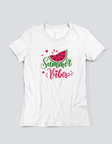 Μπλουζάκι με τύπωμα Summer Vibes