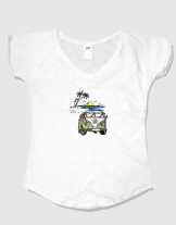 Μπλουζάκι με τύπωμα Van in the Beach